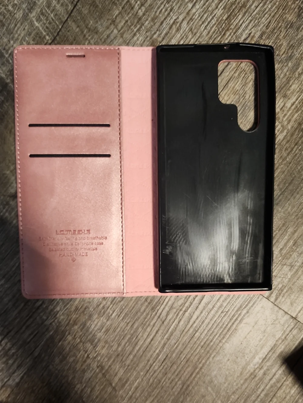 Samsung S22 Ultra Rose Leather Wallet Phone Case -Magnetic Flip Cover